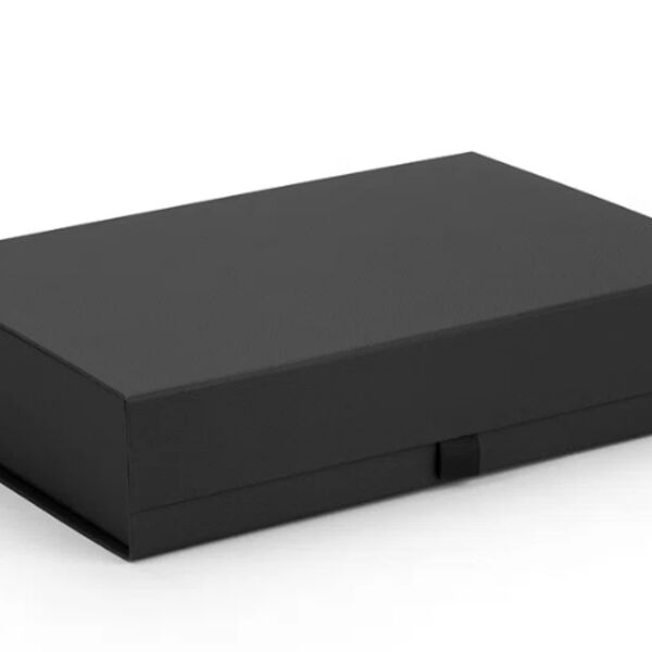 A4 Slimline Black Magnetic Box  Thumbnail