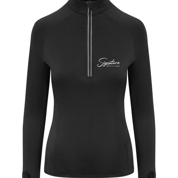 Cool-Flex Girlie Half Zip Top Thumbnail