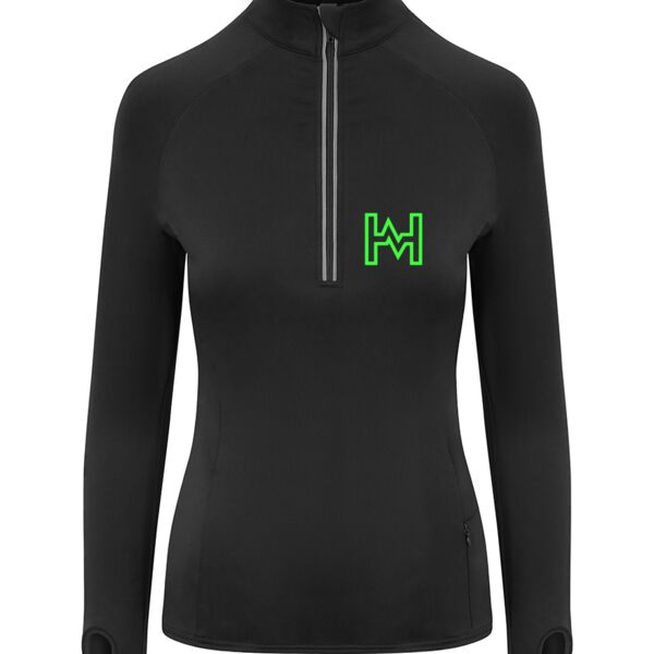 Cool-Flex Girlie Half Zip Top Thumbnail