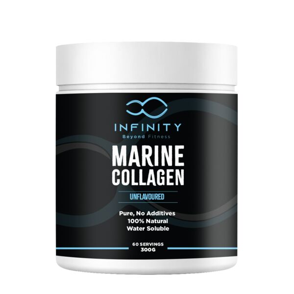 Pure Hydrolysed Marine Collagen Natural Powder - 300g (Unflavoured) Thumbnail