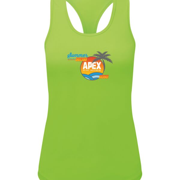 Summer Games Women’s Recycled Performance Slim Racerback Vest Thumbnail