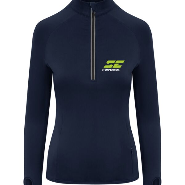 Cool-Flex Girlie Half Zip Top Thumbnail