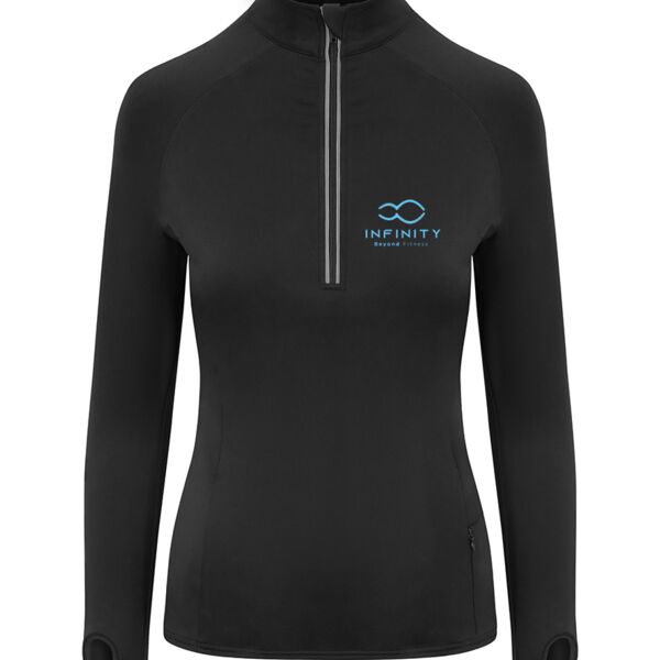 Cool-Flex Girlie Half Zip Top Thumbnail