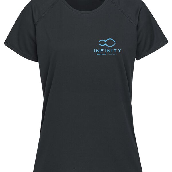 Ladies Sports Raglan Mesh T Thumbnail