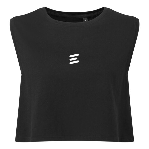 Womens Organic crop tank Thumbnail