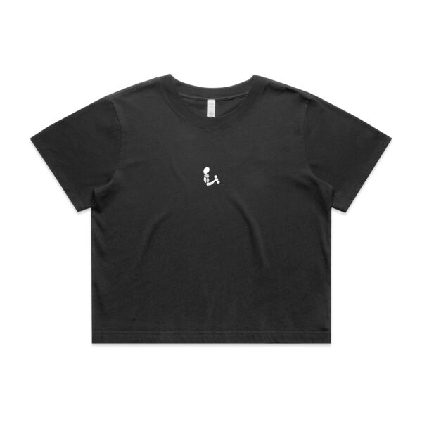 WOMENS HEAVY FADED CROP TEE Thumbnail