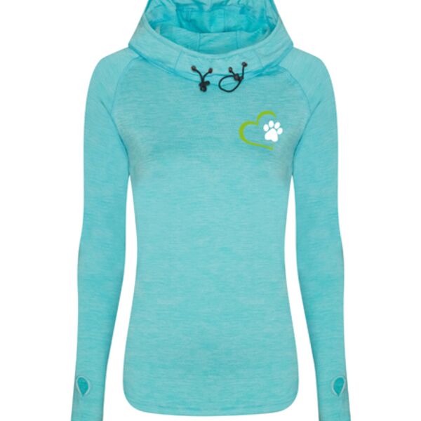 Cool Girlie Cowl Neck Top Thumbnail