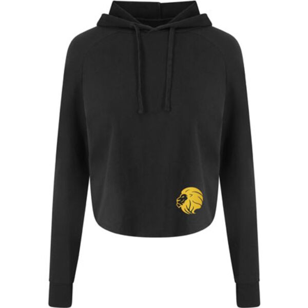 Cool Girlie Cross Back Cropped Hoodie Thumbnail