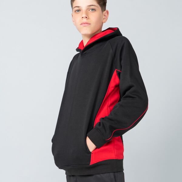 Kids Contrast Hooded Sweatshirt Thumbnail