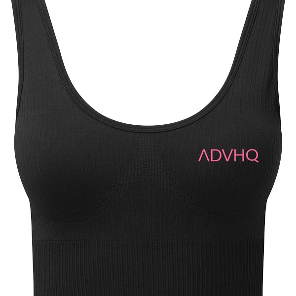 Ribbed Seamless 3D Fit Multi-Sport Bra Thumbnail