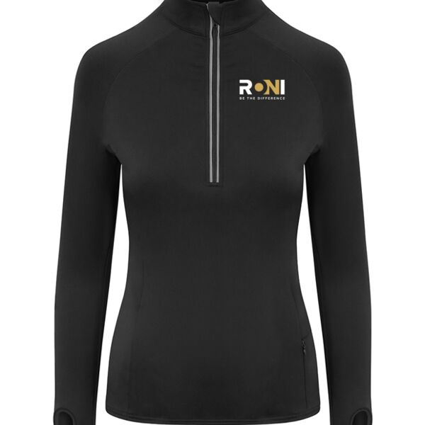 Cool-Flex Girlie Half Zip Top Thumbnail