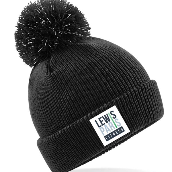 Junior reflective bobble beanie Thumbnail